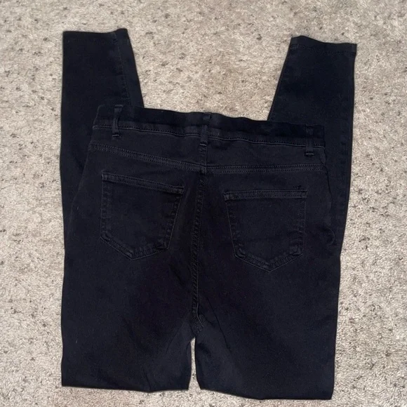 Black high rise jeggings medium - Picture 4 of 5